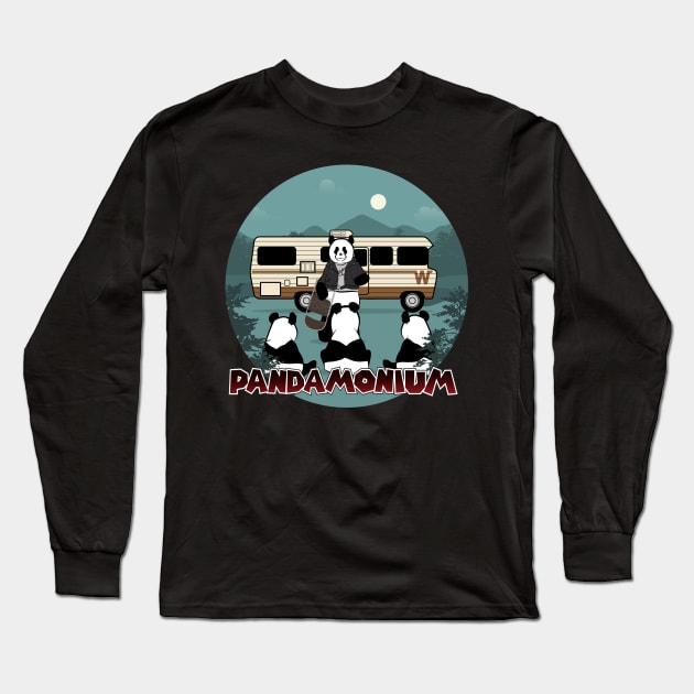 Pandamonium Long Sleeve T-Shirt by Hindsight Apparel